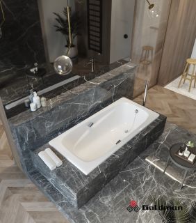 Ванна чугунная Goldman Art AT17080 170x80см с ножками